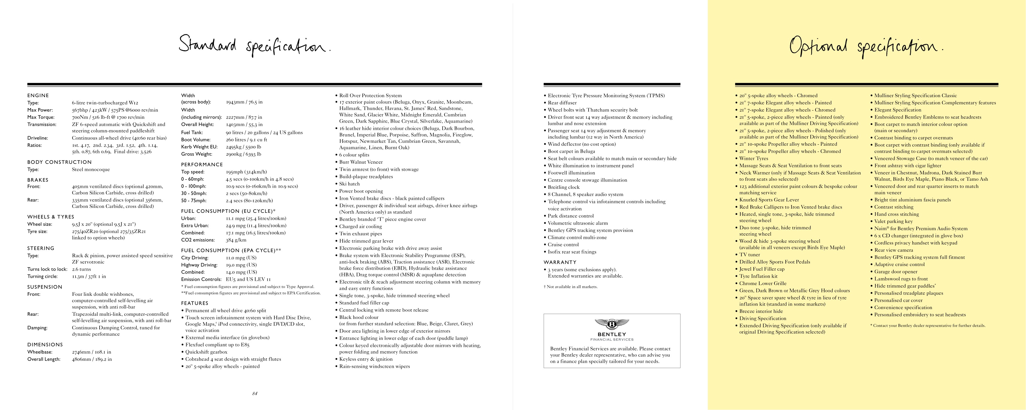 2012 Bentley Continental GTC Brochure Page 15